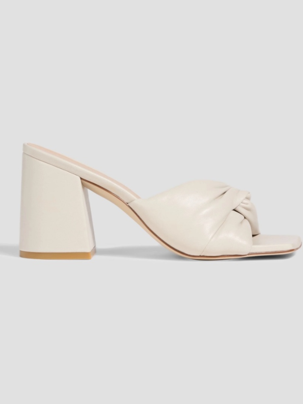 STUART WEITZMAN Glamknot 85 Leather Mules